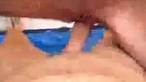 Amateur quite busty girl of my friend knows how to ride him in cowgirl pose