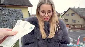 Lucky Bee In Slutty Blonde In Stockings Pov Fuck For Money