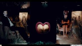 ”Real Life Hentaied - Glory Hole - Mary Bambola got double penetration by Monsters”