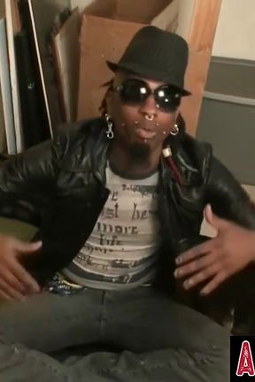 Pierced Penny Masturbates Huge Dick While on Interview