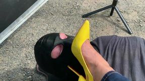 lick my divine soles clean