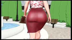 divine heel [ fetish hentai game ] ep.3 sexy nannny milf in high heels !
