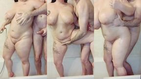 je me fait defonce sous la douchevien me voir sucer, branler, me faire ...