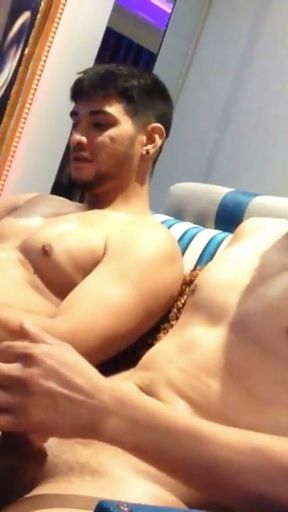 Threesome of Latinos with perfect cocks   Clip 1