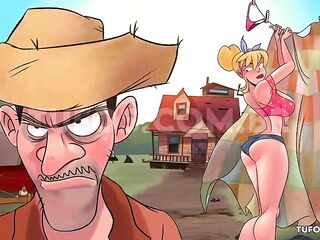 The Country Bumpkins Movie scene: Planting in the countryside! Most excellent sex moments!