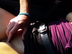 French Girl Shared for Outdoor Fingering Pleasure