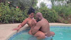 kailani kai gets rodney st cloud s big cock in a pool!!