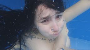 My evil step-brother tests my breathing underwater