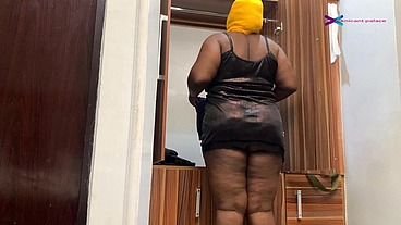 MY MAN COULD NOT LET ME DRESS UP AND HE FUCKED ME ON THE CLOSET.