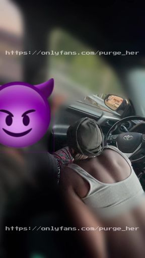Cars Pass by While She Suck My Dick