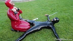 Rubber Outdoor Lezdom