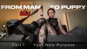 FROM MAN TO PUPPY | Part 1: Your New Purpose | FemDomPOV Pet Play Slave Training