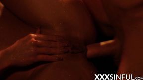 Babe loves riding massive cock after deep blowjob