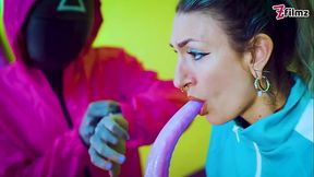 Squirt Games: 100% ANAL for skinny tattoo babe - balls deep, ATM, facial, swallow