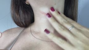 Join me in rubbing my scar with oil until it turns red