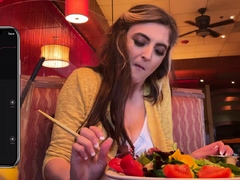 Camsoda-Kinky teen wears vibrator in public