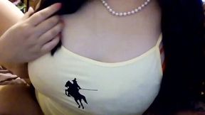 Asian Bbw Worship My Tits & Jerk Off