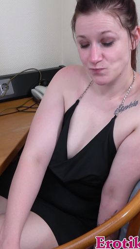 Chubby German Amateur Secretary Fucks in the Office
