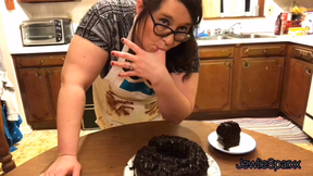 BBW chocolate cake fart fantasy