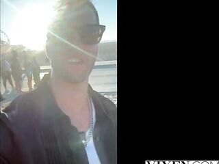 VIXEN Sexy Golden-haired Influencer Meagan Moore Gets Her Constricted Vagina Filled Up By Dans Biggest Penis