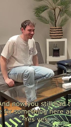 Straight Handyman Get's Sucked by Another Guy