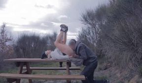 sur une aire d autoroute