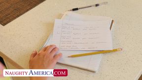 Serena Hill Can’t Wait To Feel Her Friend's Dad's Cock Inside Her Tight Pussy