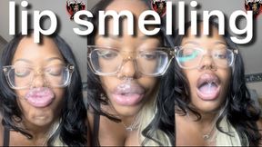 Stinky Spit Lip Smelling