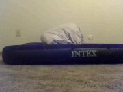 Failing To Gett Even Half of a Huge Cucumber Up My Tight Slutty Asshole
