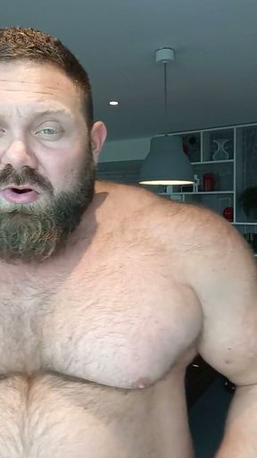 Jack Stacked - Dominant Muscle Daddy Wrestling Singlet Strip and Dirty Talk