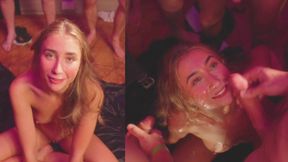 Lilly Phillips enchants with daring, wild bukkake passionate heat.