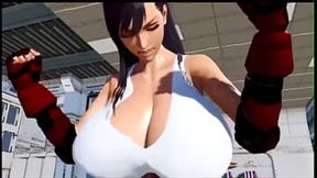 Tifa's massive knockers get pounded POV-style while expanding to mind-blowing proportions, sonosensual sounds included