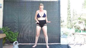 Aunt Judy's - Private Workout Session with Busty Blonde MILF Keira