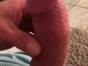 Big cock solo stroking POV close up 🔝 💯