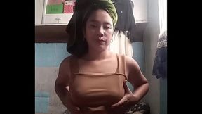 Asian girl Next door teases her sexy body &mdash;  Full clip in Sheer Suscribe!