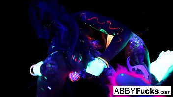 Black Light Rainy Night with Abigal Mac &amp_ Ava Addams