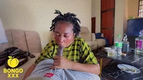 BBW Stepmom Sucking This Big Black Cock for Fun