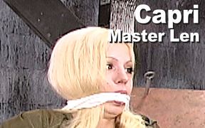 Capri & Master Len BDSM Prison Interrogation