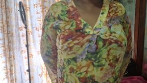 Hot Mother Shy Infront on Camara