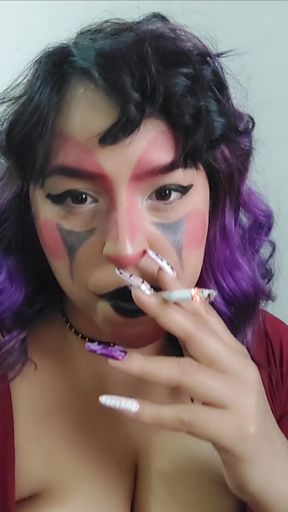 Daddy gets high with his sexy daughter
