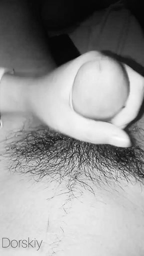 Hot handjob with husband of a man shaking until squirt