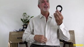 ManPuppy: Horny Daddy Richard Lennox Tries On Sex Toy For His Fans