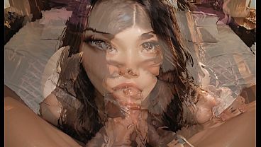 Arab girl is made to suck cock in luxurious hotel in Dubai - anime generated by AI