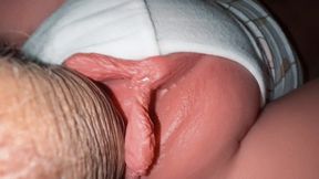 SO SO BAD REAL DOLL AND OLD MAN: I spilled soup into bowls and cum all over your face