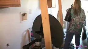 The Cute Blonde with a Stunning Ass Takes a Load of Cum Over Her Face