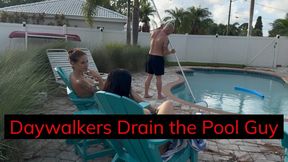 Day Walkers Drain the Pool Guy - Nadia White And Autumn Bodell Mesmerize For Double Blowjob With Vampire Fangs and Cum Swapping Cum Play MOBILE