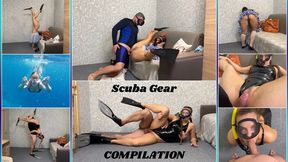 Fuck in Scuba Gear Compilation 60 min 1080 - Mask BEUCHAT - Scuba Diving - Snorkel - Ass Worship - Underwater Fetish - Diver Girl - Flippers