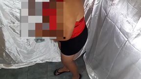 Filming Me Putting on Underwear in Fitting Room