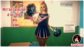 Meet the Cheerleader at the Locker - Cherry