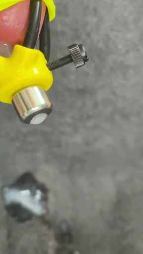 E-stim electro stimulation hands free CUMSHOT and SQUIRTING sperm load cock milking Orgasmextreme  penis plug swimming&hellip;   Clip 1